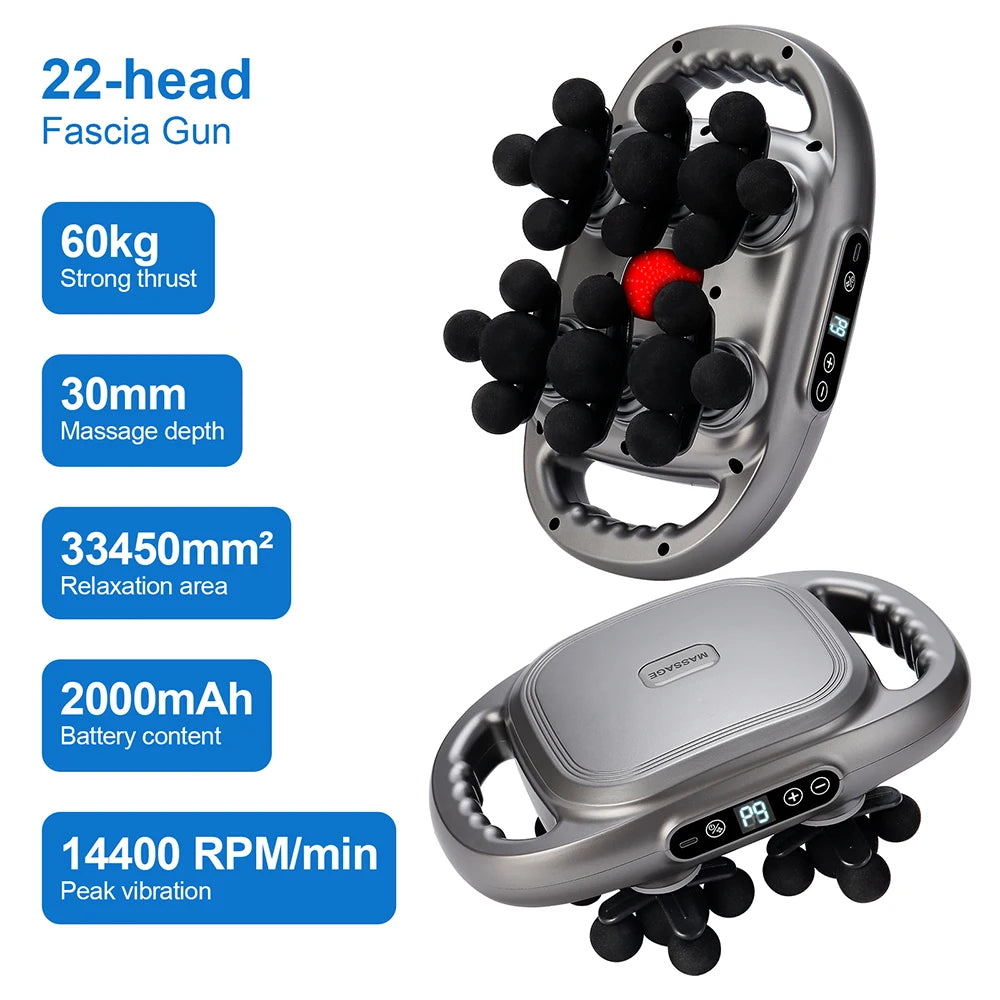 42-Head Deep Tissue Fascia Gun