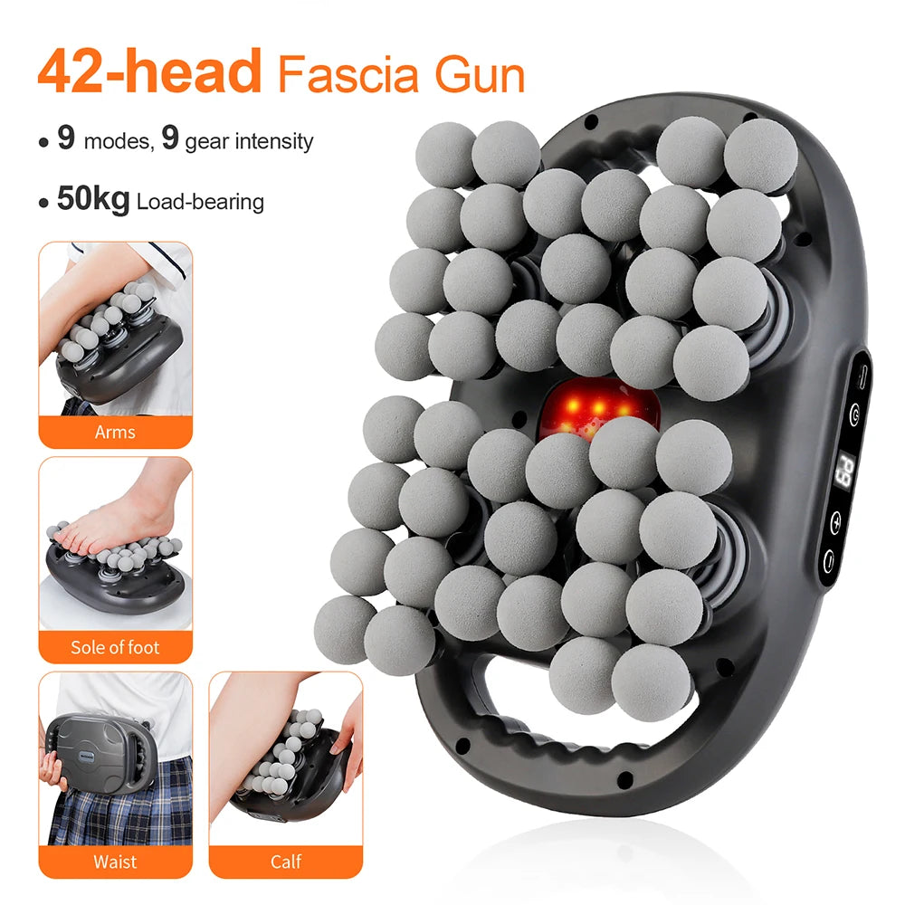42-Head Deep Tissue Fascia Gun