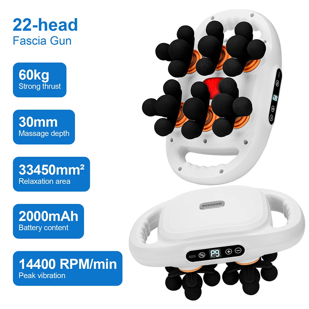 42-Head Deep Tissue Fascia Gun