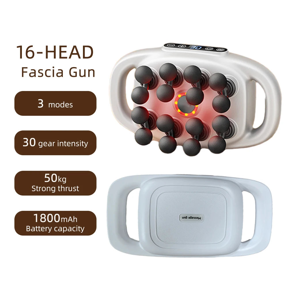 42-Head Deep Tissue Fascia Gun