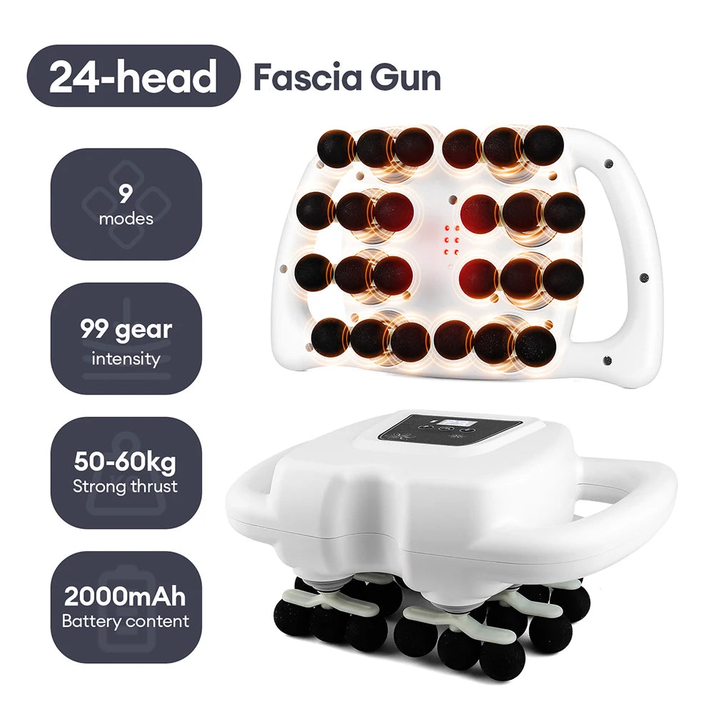 42-Head Deep Tissue Fascia Gun