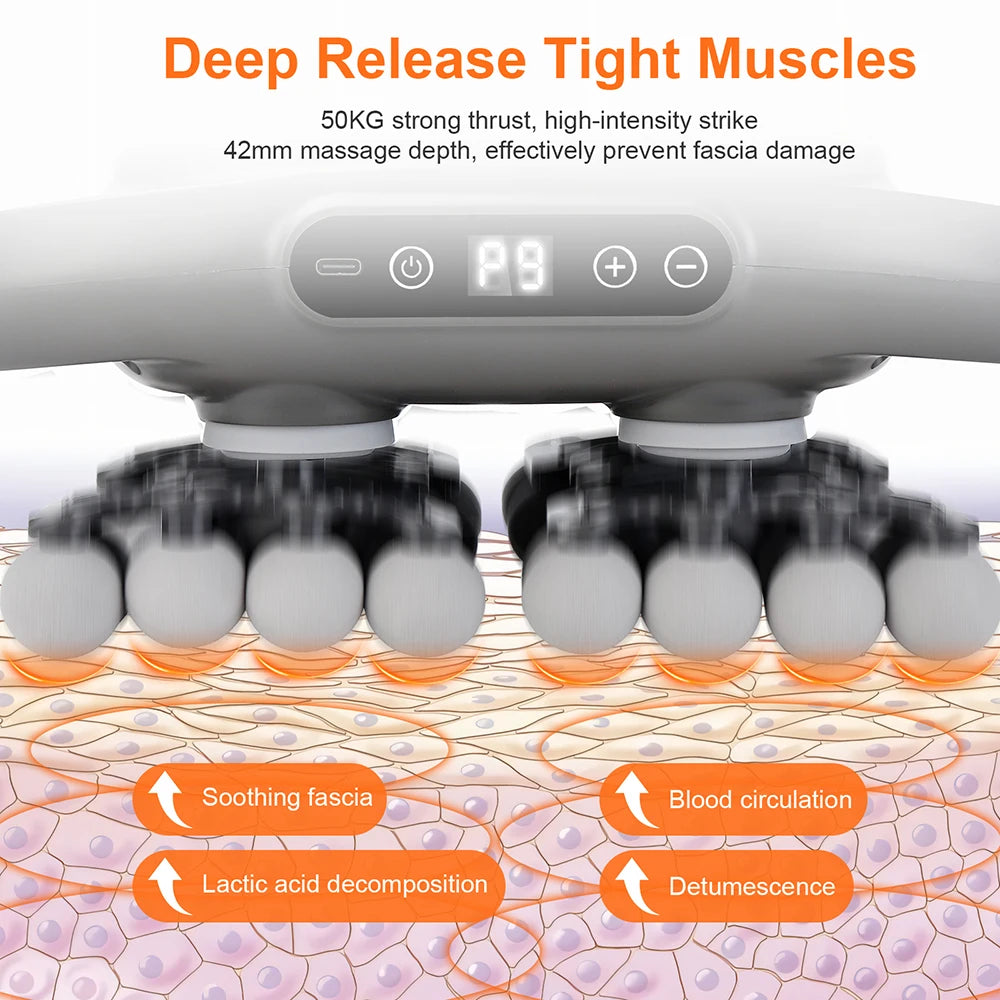 42-Head Deep Tissue Fascia Gun