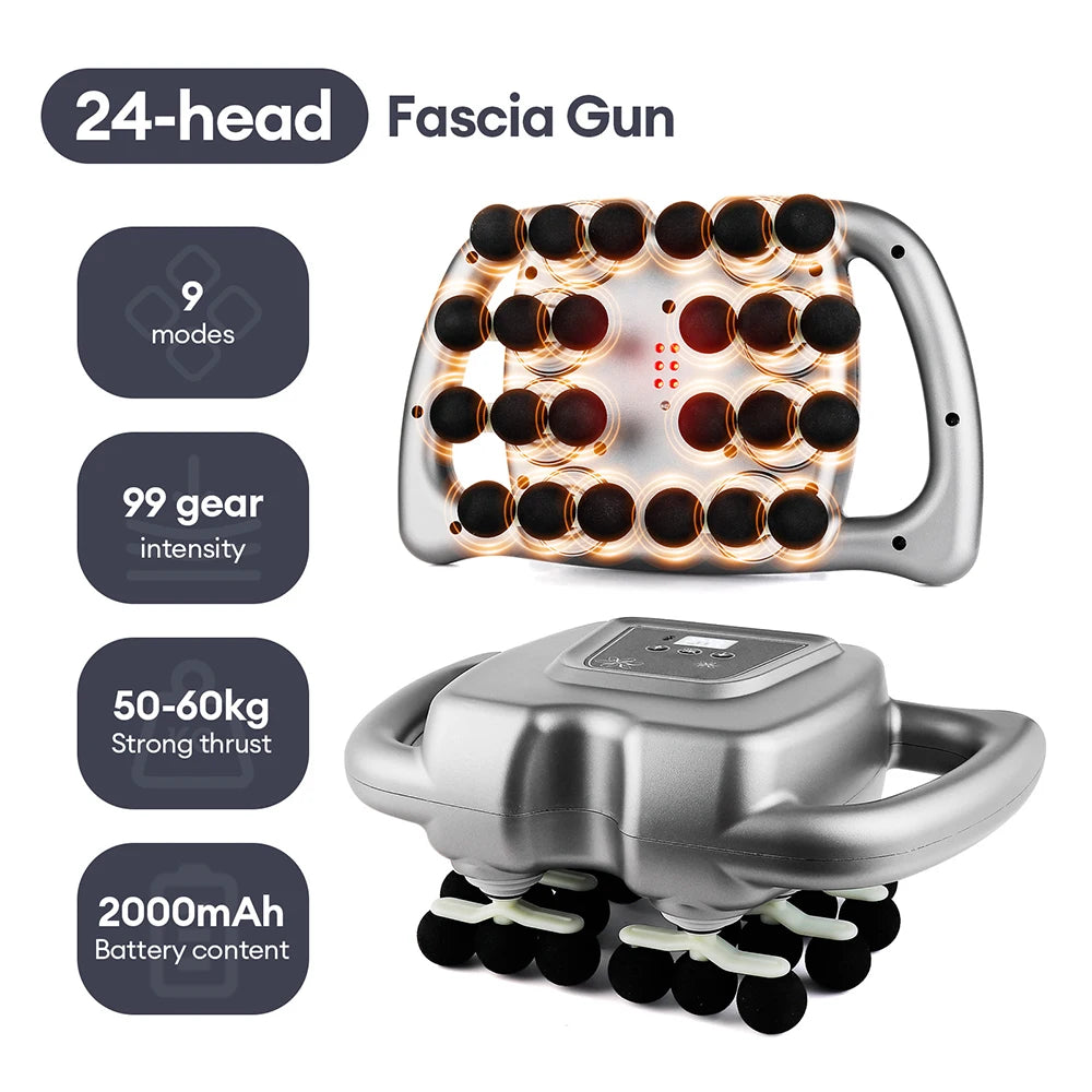 42-Head Deep Tissue Fascia Gun