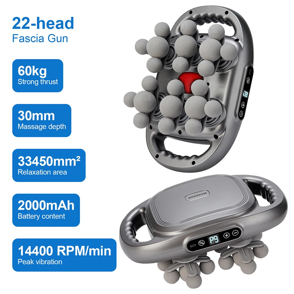 42-Head Deep Tissue Fascia Gun