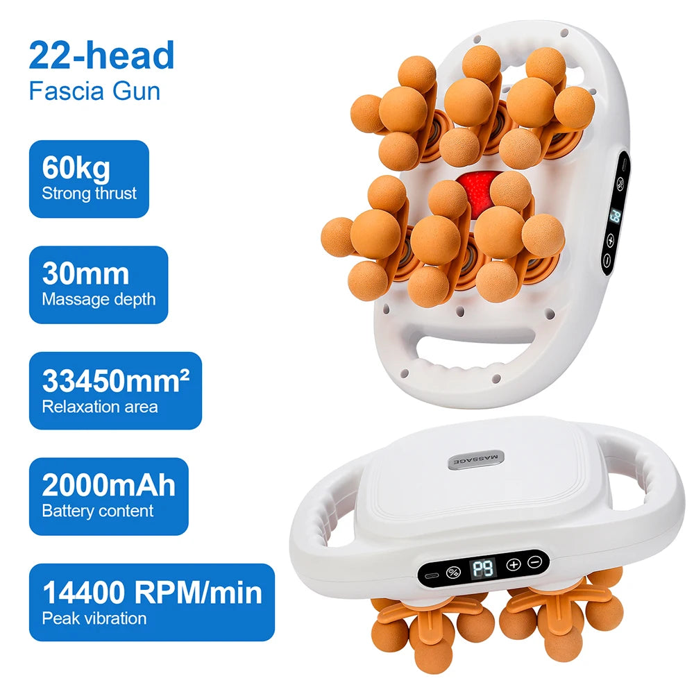 42-Head Deep Tissue Fascia Gun