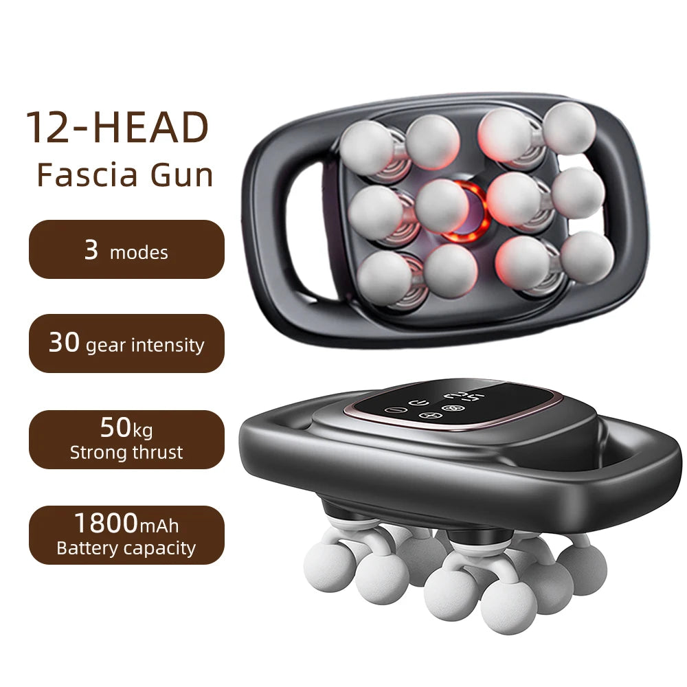 42-Head Deep Tissue Fascia Gun