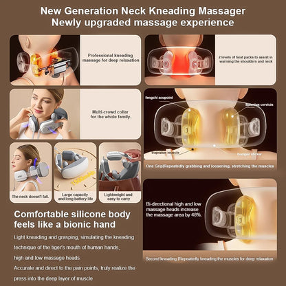 6D Heated Neck & Shoulder Massager