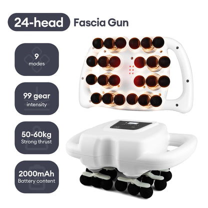 42-Head Deep Tissue Fascia Gun